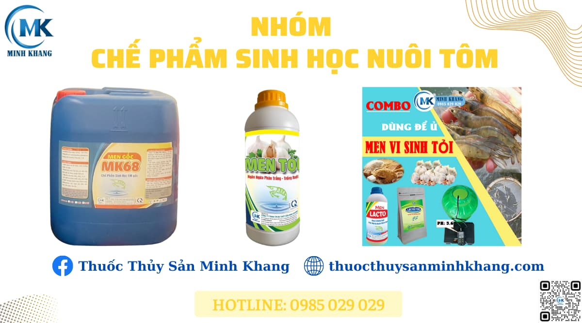 chế phẩm sinh học nuôi tôm